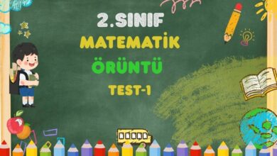 2.Sınıf Matematik Örüntü Test-1