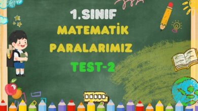 1.Sınıf Matematik Paralarımız Test-1