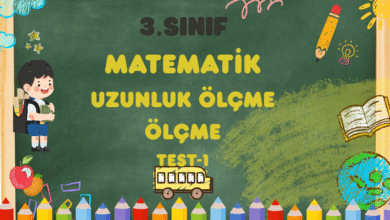 3. Sınıf Matematik-Uzunluk Ölçme Test-1