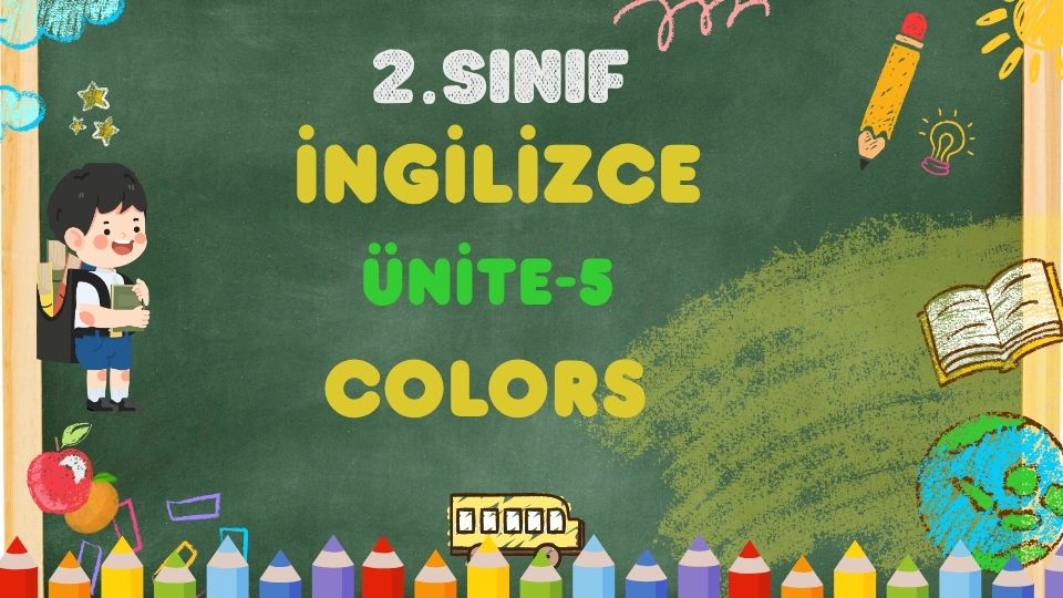 2. Sınıf-İNGİLİZCE-Colors-Test 1