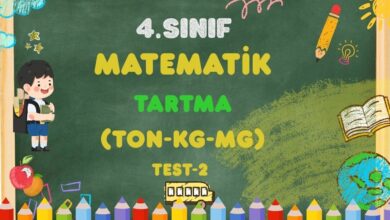4.SINIF MATEMATİK TARTMA TEST 2