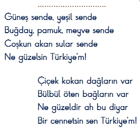 2.SINIF SENE SONU DENEME SINAVI TEST 1