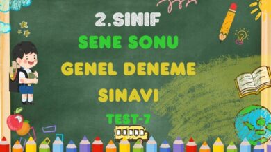 2.SINIF SENE SONU GENEL DEĞERLENDİRME 6 2 2.SINIF SENE SONU GENEL DEĞERLENDİRME 6