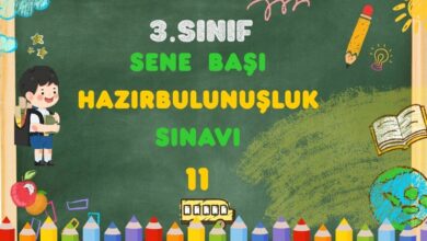 3.SINIF SENE BAŞI HAZIRBULUNUŞLUK SINAVI-11 5 3.SINIF SENE BAŞI HAZIRBULUNUŞLUK SINAVI-11