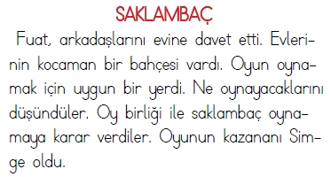 2.SINIF SENE BAŞI HAZIRBULUNUŞLUK SINAVI-9