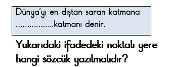 3.SINIF 2.HAFTA SÜREÇ ODAKLI DEĞERLENDİRME TEST 1